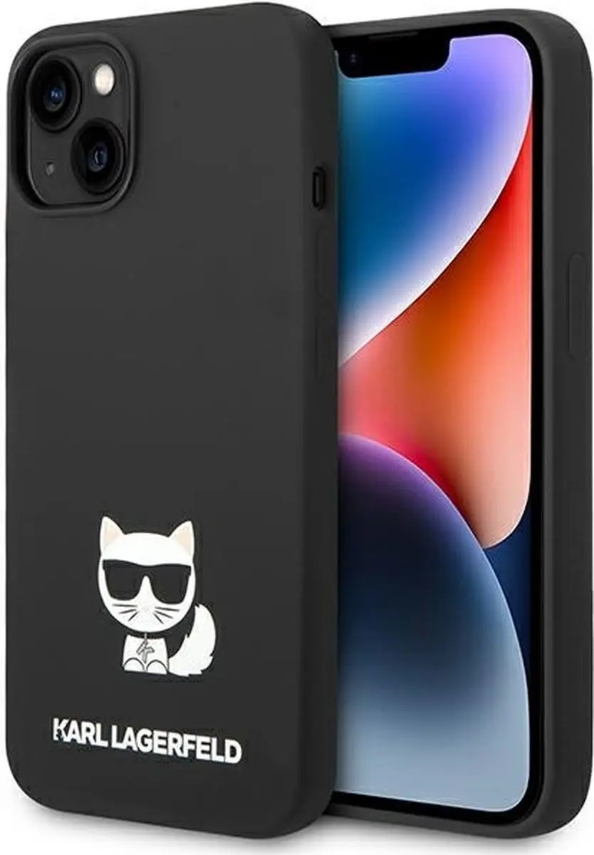 Karl Lagerfeld KLHCP14SSLCTBK iPhone 14 Hoesje - Zwart - afbeelding 4 van 6