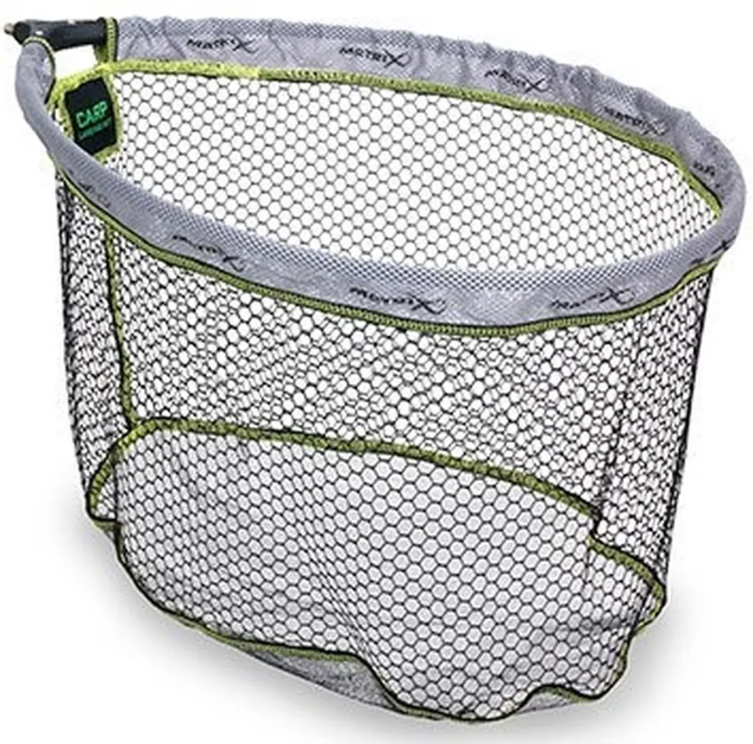 Matrix Rubber Landingnet Carp 6mm - 50x40cm - Groen