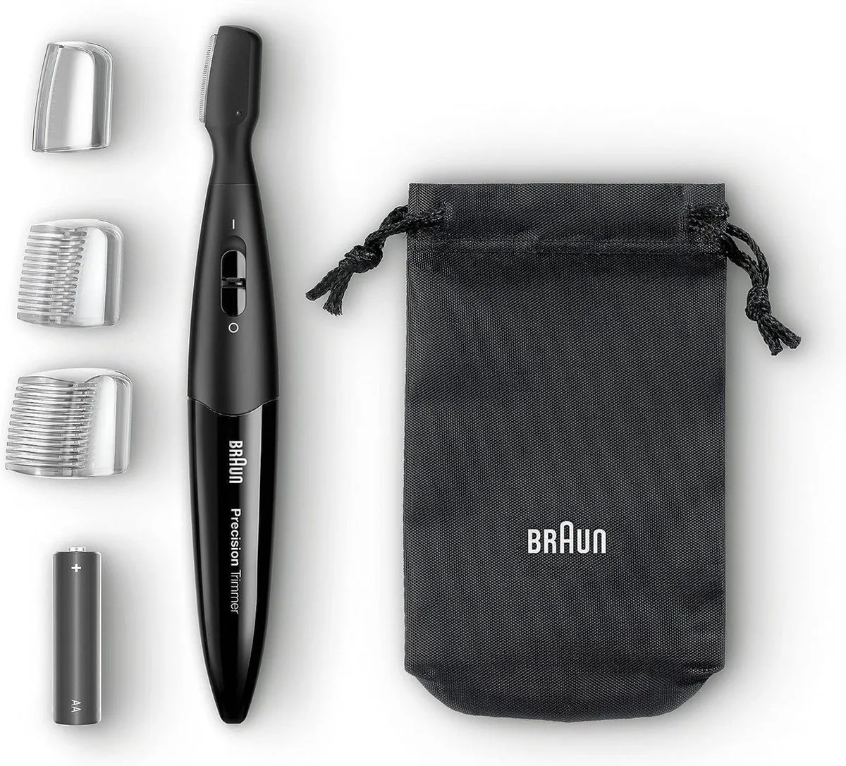 Braun PT1000 Precisietrimmer - 4 Accessoires - Zwart