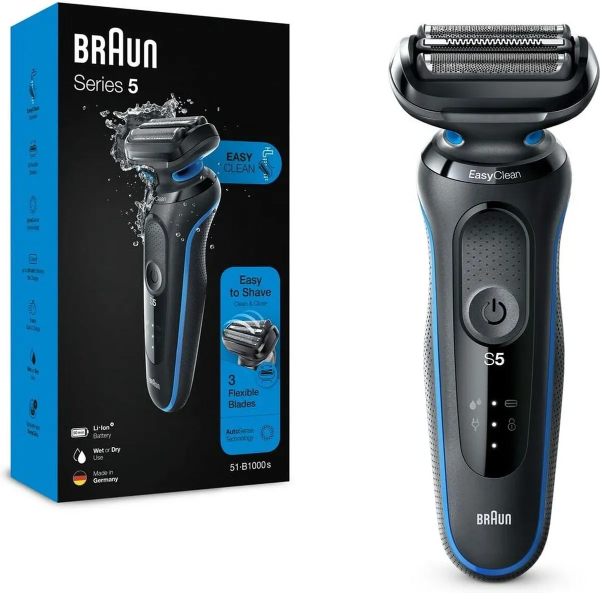 Braun 5 51-B1000s Trimmer - Blauw