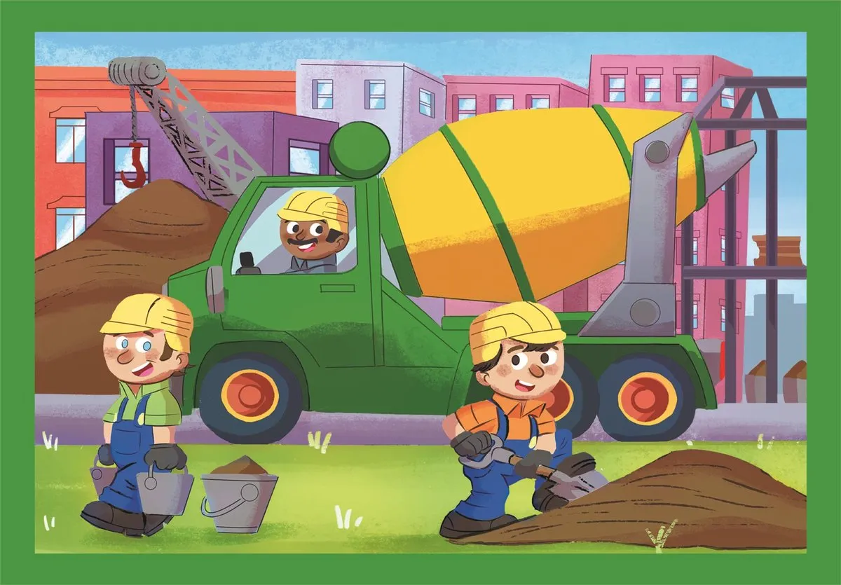 Clementoni Busy at Work Kinderpuzzel 72 Stuks - Multikleur - afbeelding 6 van 6