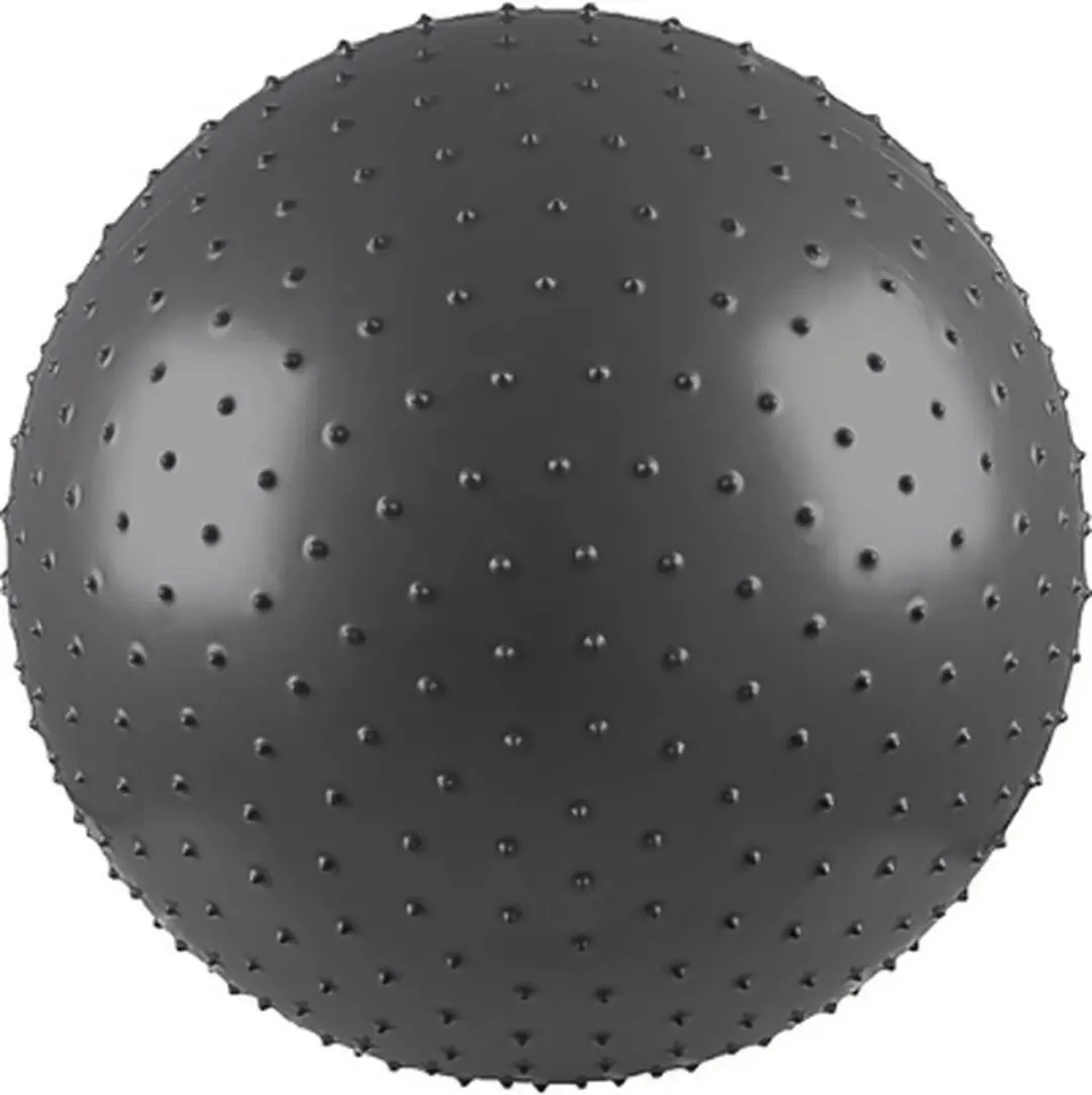Iron Gym Exercise Massage Bal 65cm - Zwart - afbeelding 6 van 6