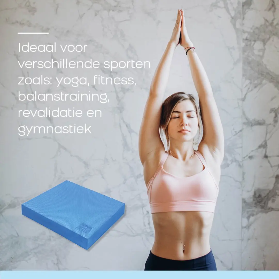 Orange Gym Balance Pad Fiery Red - Balanskussen