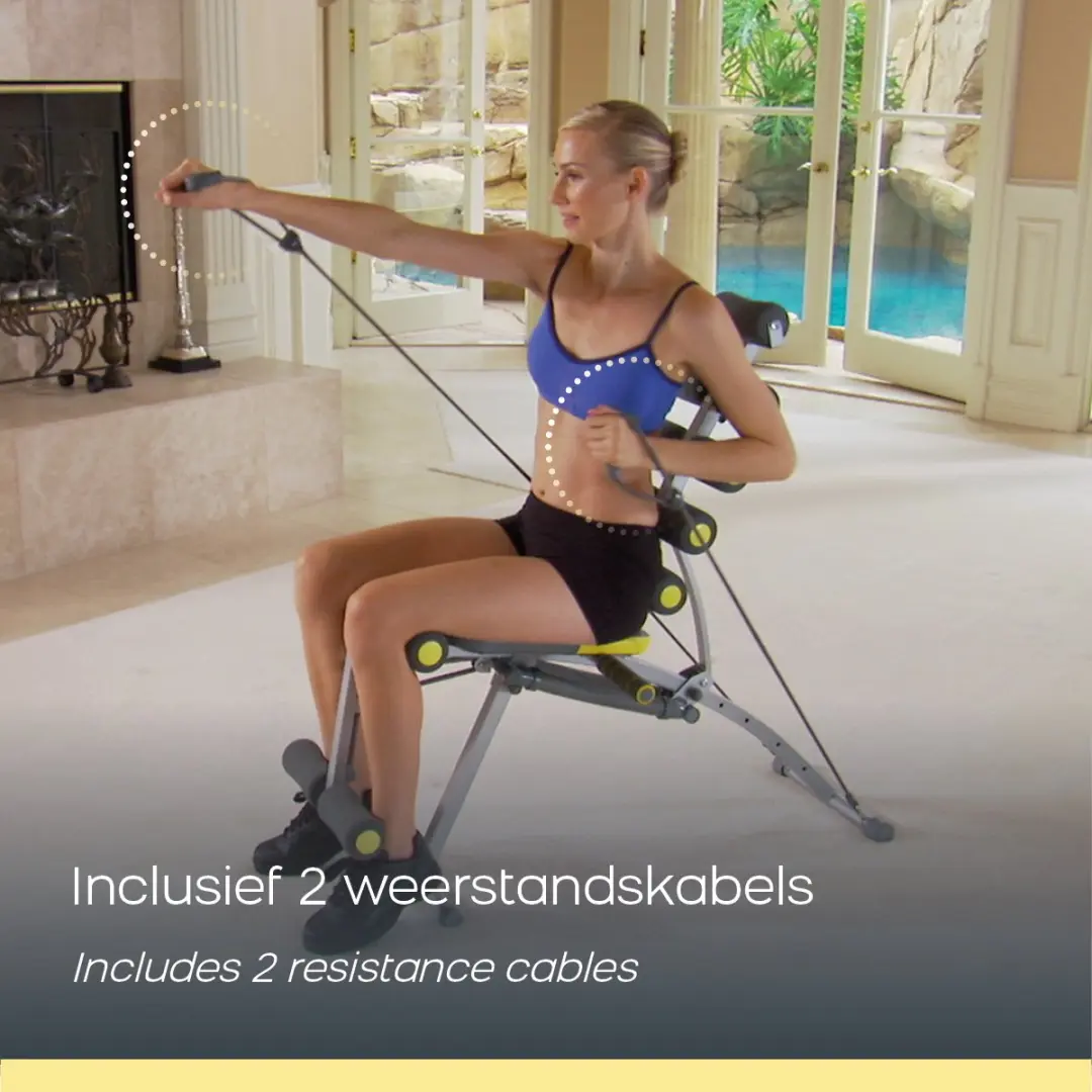 Rock Gym 6-in-1 Fitnessbank - Grijs