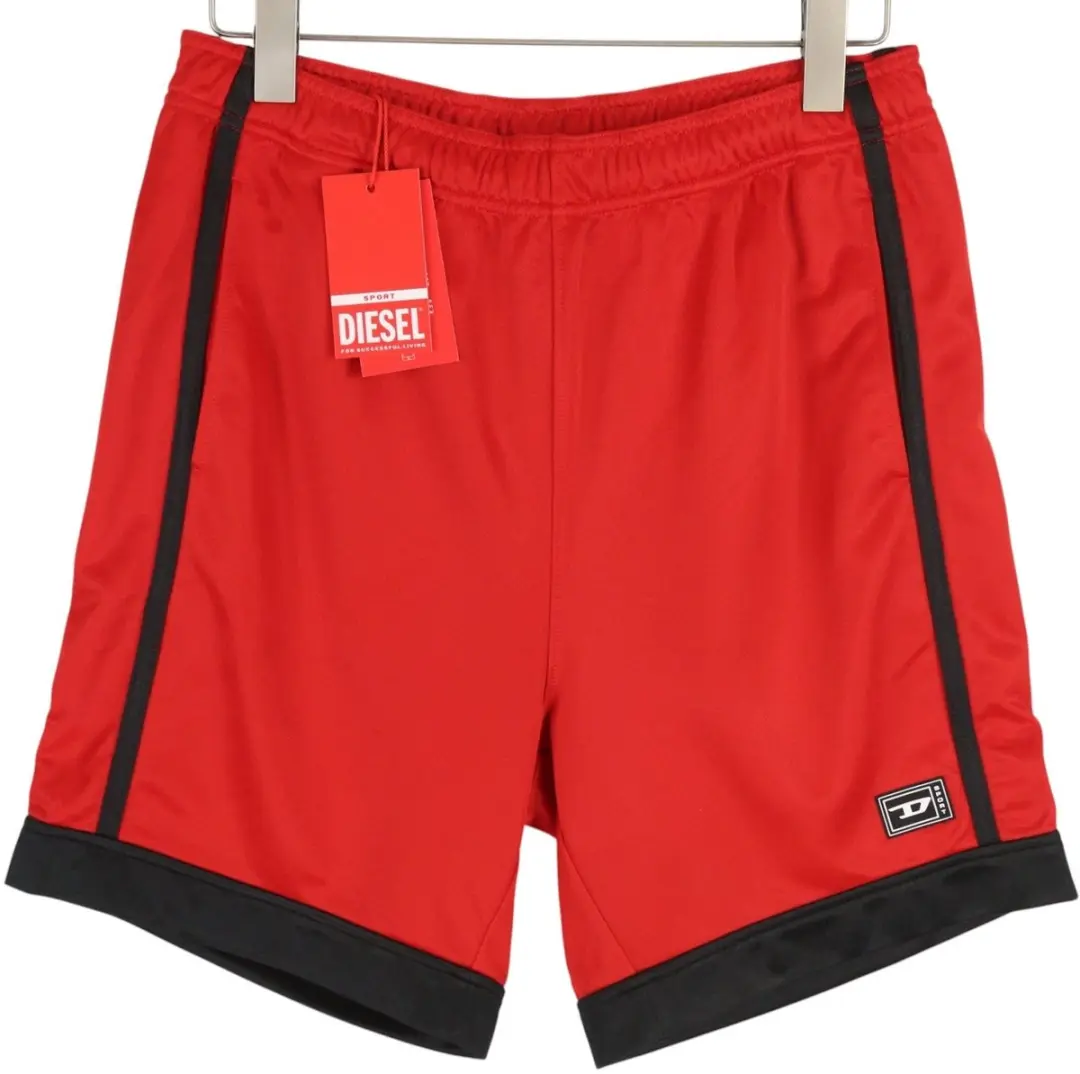 Diesel Amsb-Stadiom-WT13 Herenshort - L - Rood