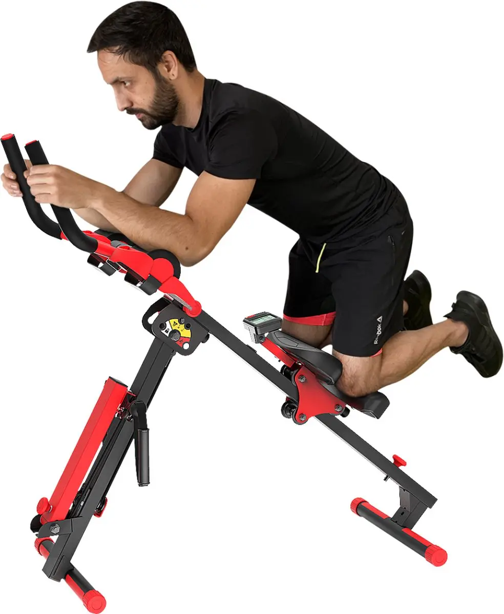 Orange Gym AbRowing Roeimachine - Inklapbaar - Zwart