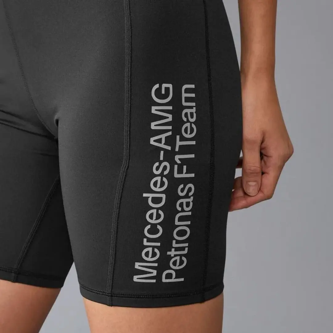 Mercedes Wmns Mapf1 Fietsbroek - L - Zwart