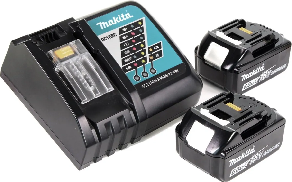 Makita DSS501RGJ 18V Handcirkelzaag - 136mm - 2x 6,0Ah + Oplader - afbeelding 3 van 5