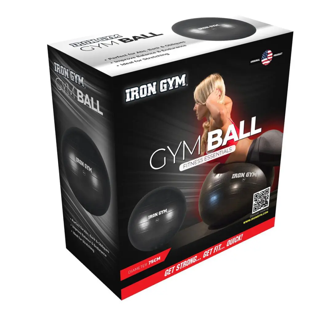 Iron Gym Fitnessbal 75cm - inclusief pomp