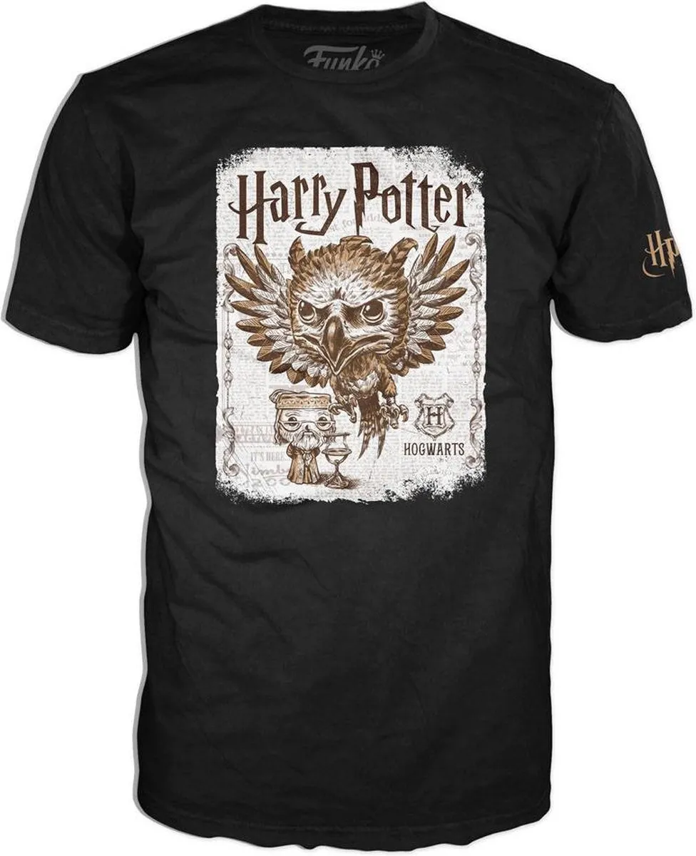 Funko Harry Potter POP! Dumbledore Patronus Verzamelfiguur & T-shirt - Zwart/Multicolor