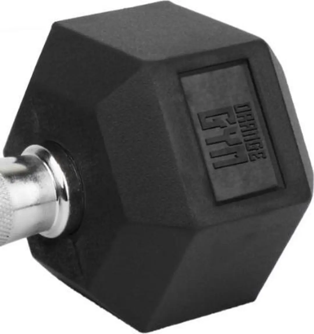 Orange Gym Hex Dumbbell 18KG - Zwart