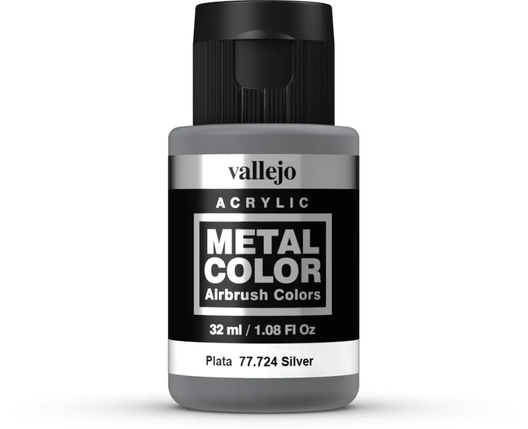 Vallejo Hobbyverf Acrylverf 77724 Metal Color Silver - 32ml