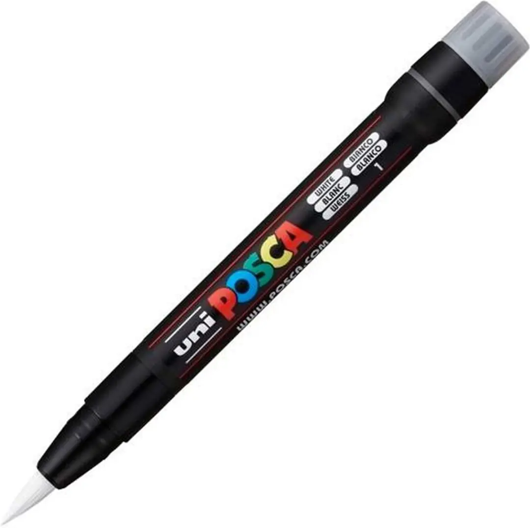 Posca PCF350 Brushverfstift - Wit