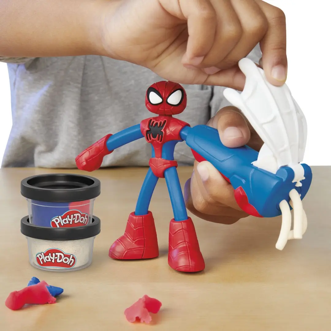 Play-Doh Marvel Spider-Man Set - Thwip-pletgereedschap & Actiefiguur - 5 Stuks