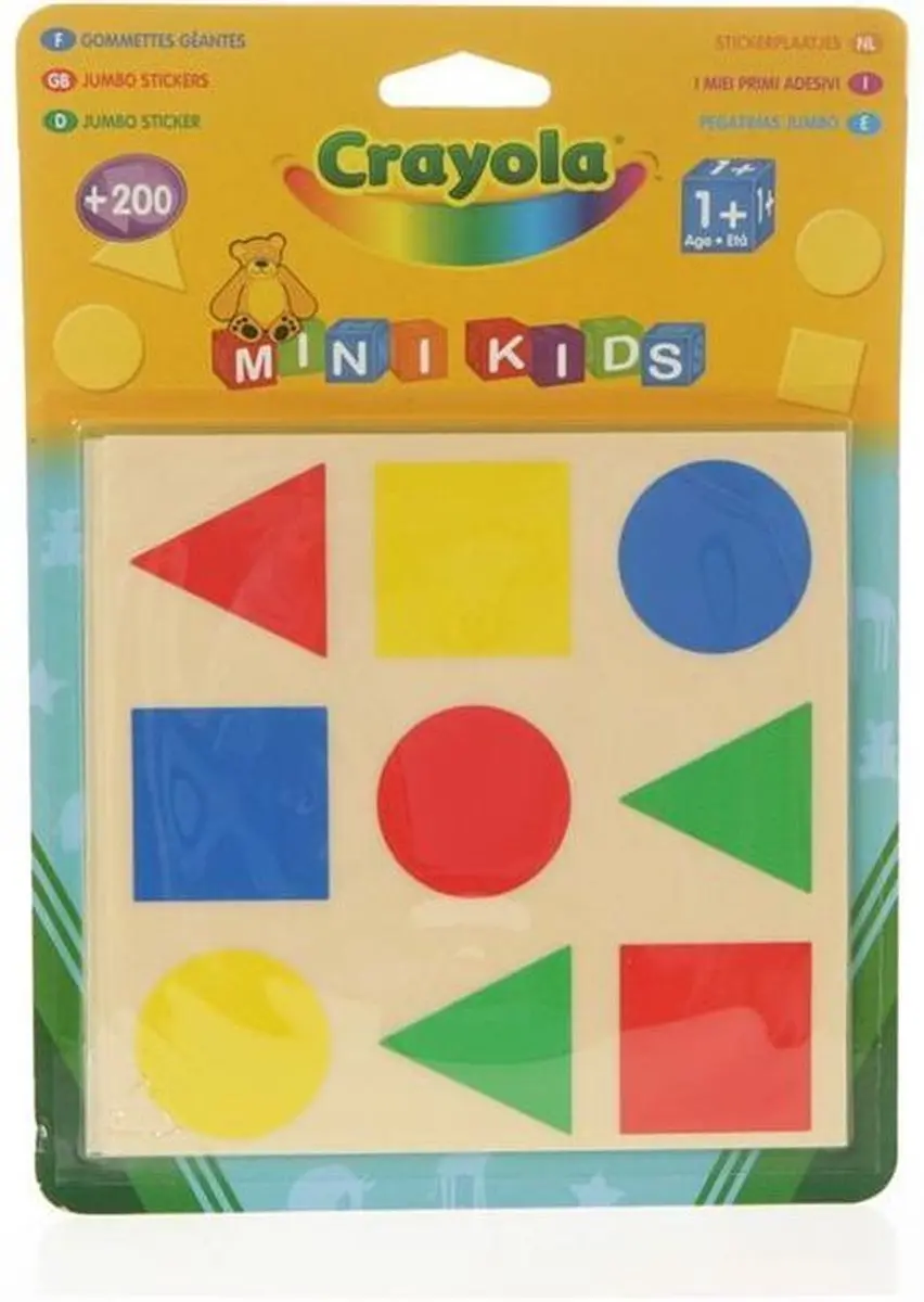 Crayola Jumbo Stickers Vormen