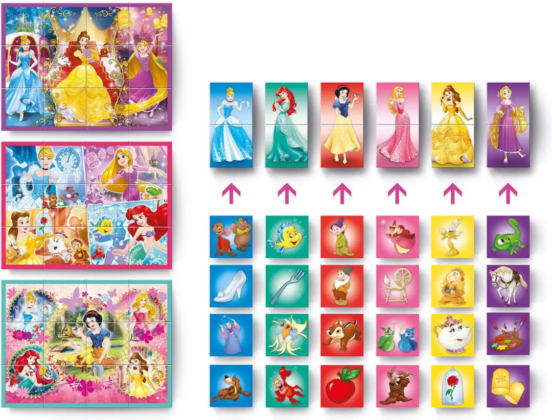 Clementoni Blokken 12 Multi Play Prinses