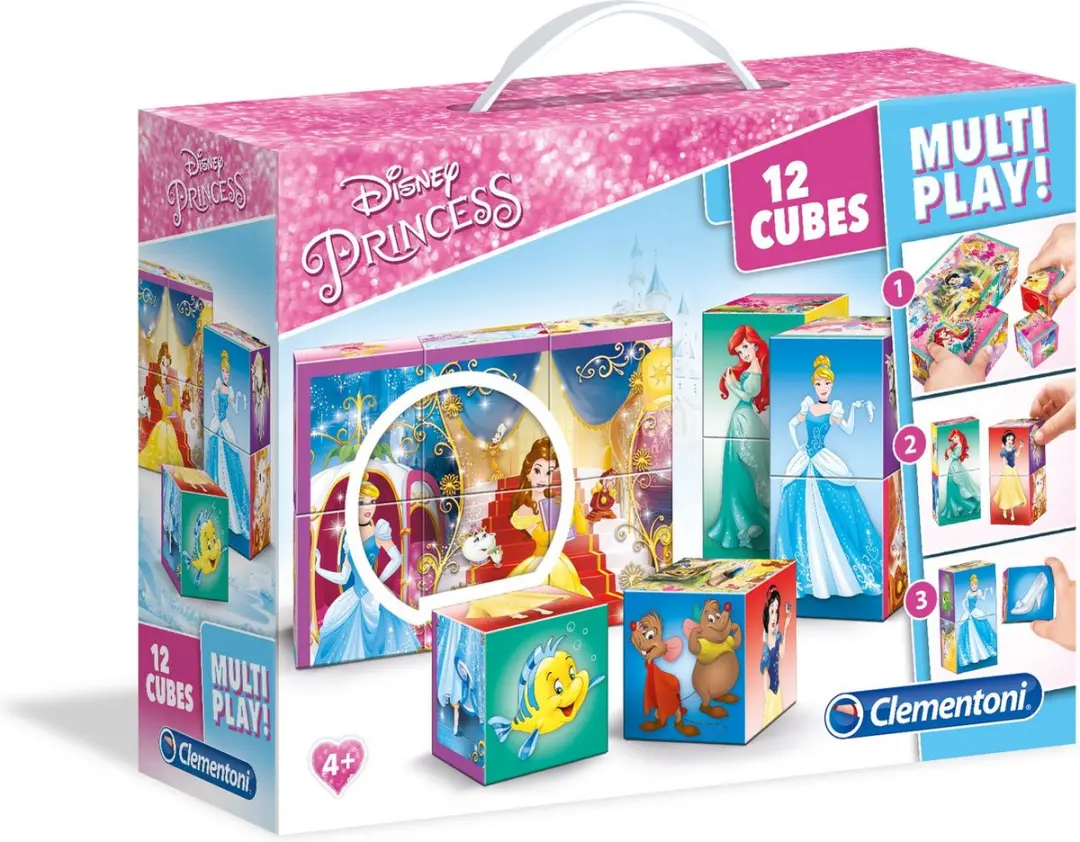 Clementoni Blokken 12 Multi Play Prinses