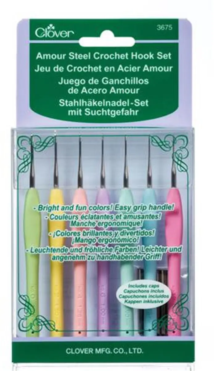 Clover Amour Haaknaaldenset 0,60-1,75mm