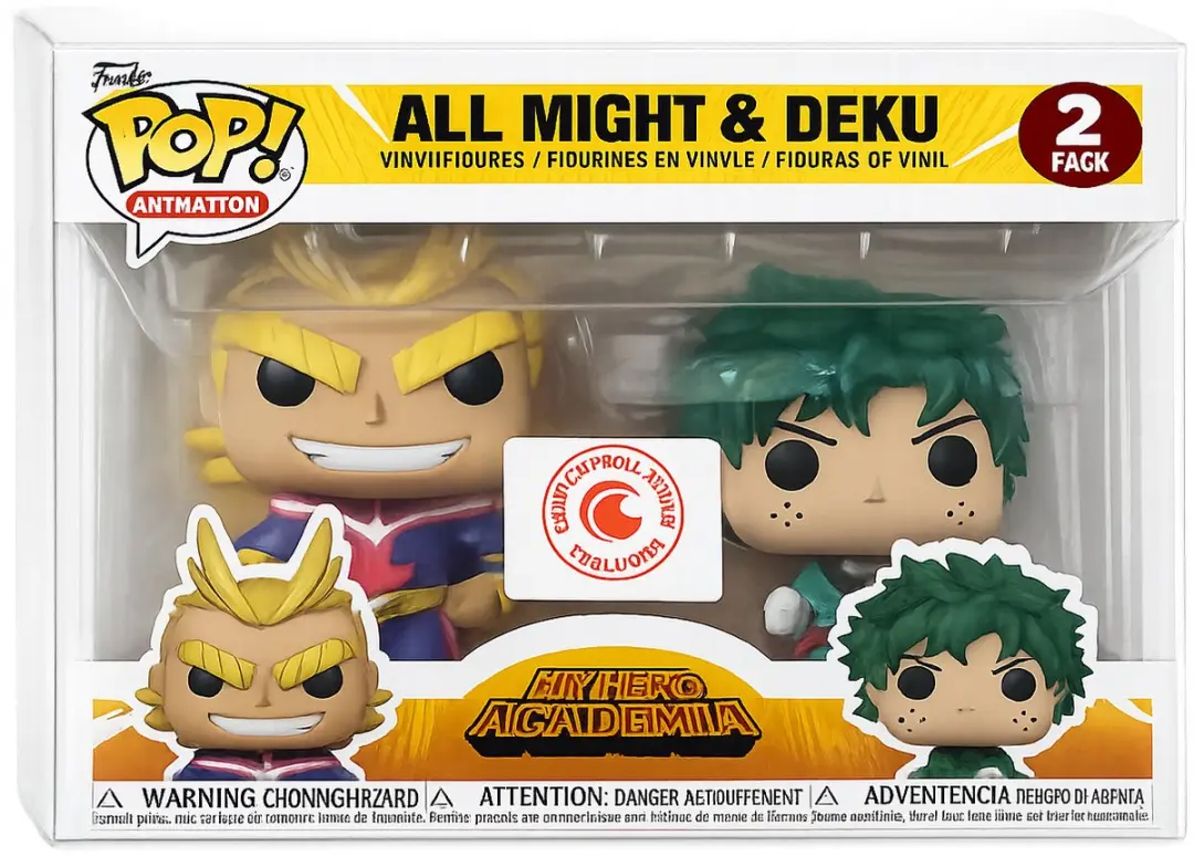 Funko Pop! My Hero Academia All Might & Deku 2-Pack