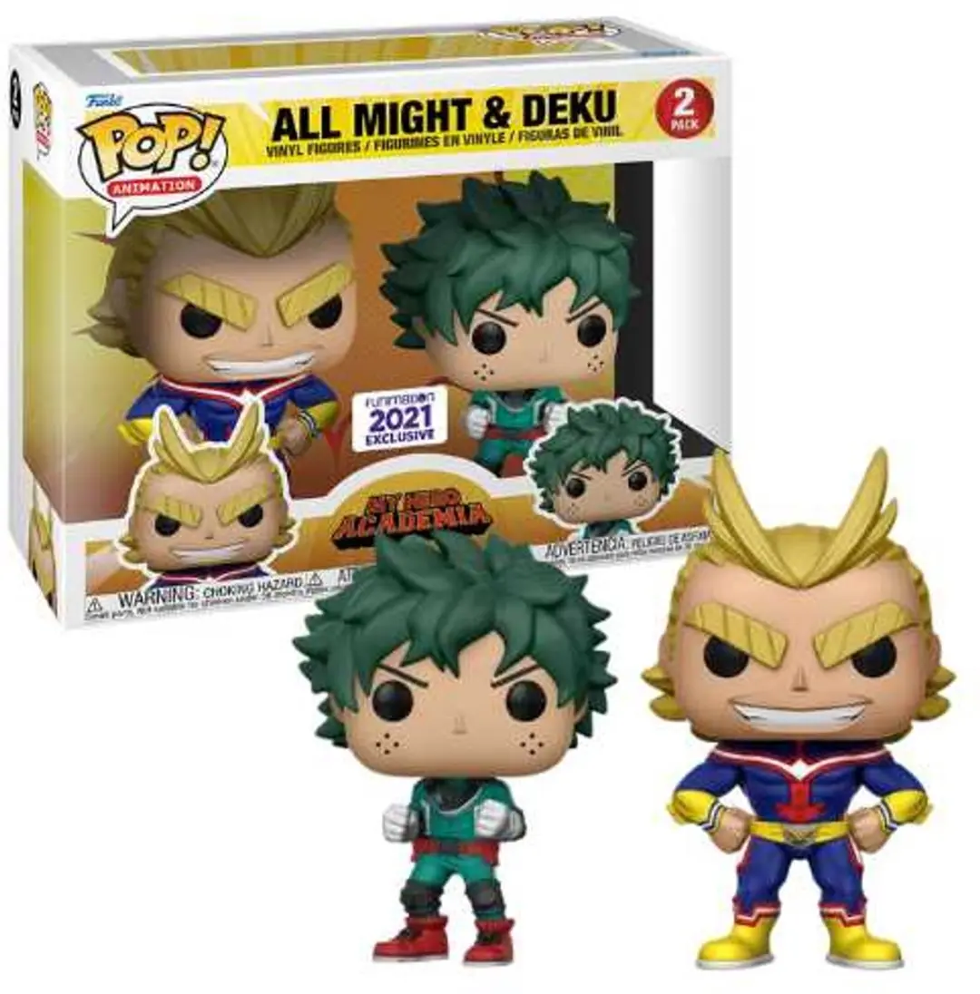 Funko Pop! My Hero Academia All Might & Deku 2-Pack - afbeelding 2 van 2