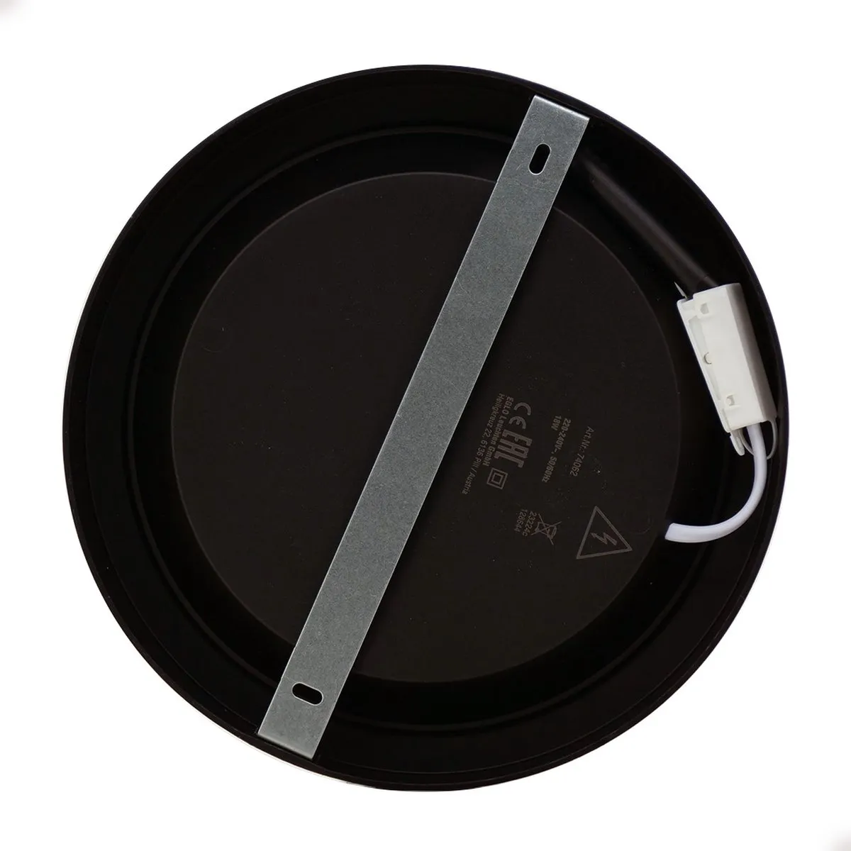 Eglo Idun-E Plafondlamp LED Ø22,5cm - Zwart/Wit