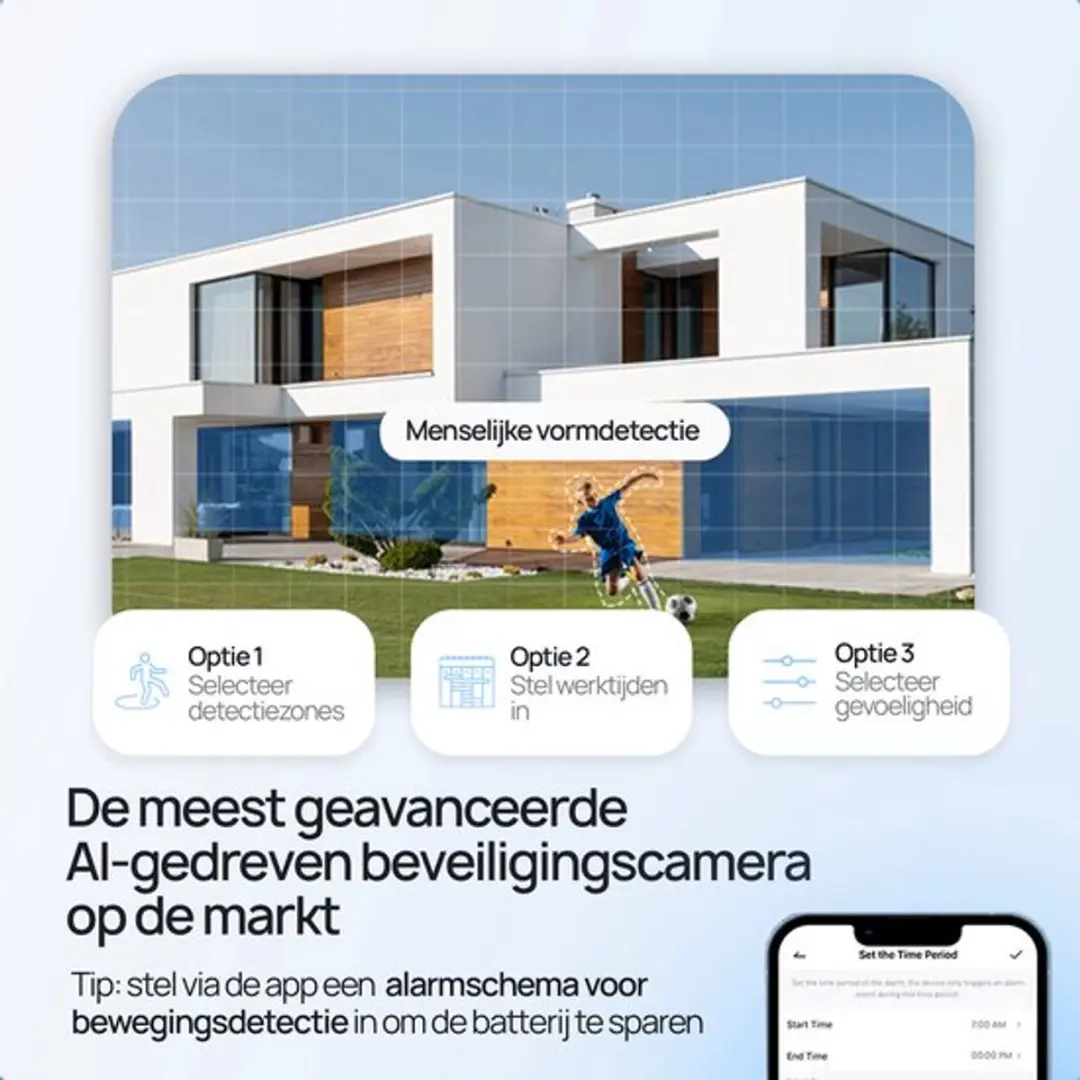 Protectly PROT015 Bewakingscamera Buiten 2K - Zwart - afbeelding 6 van 6