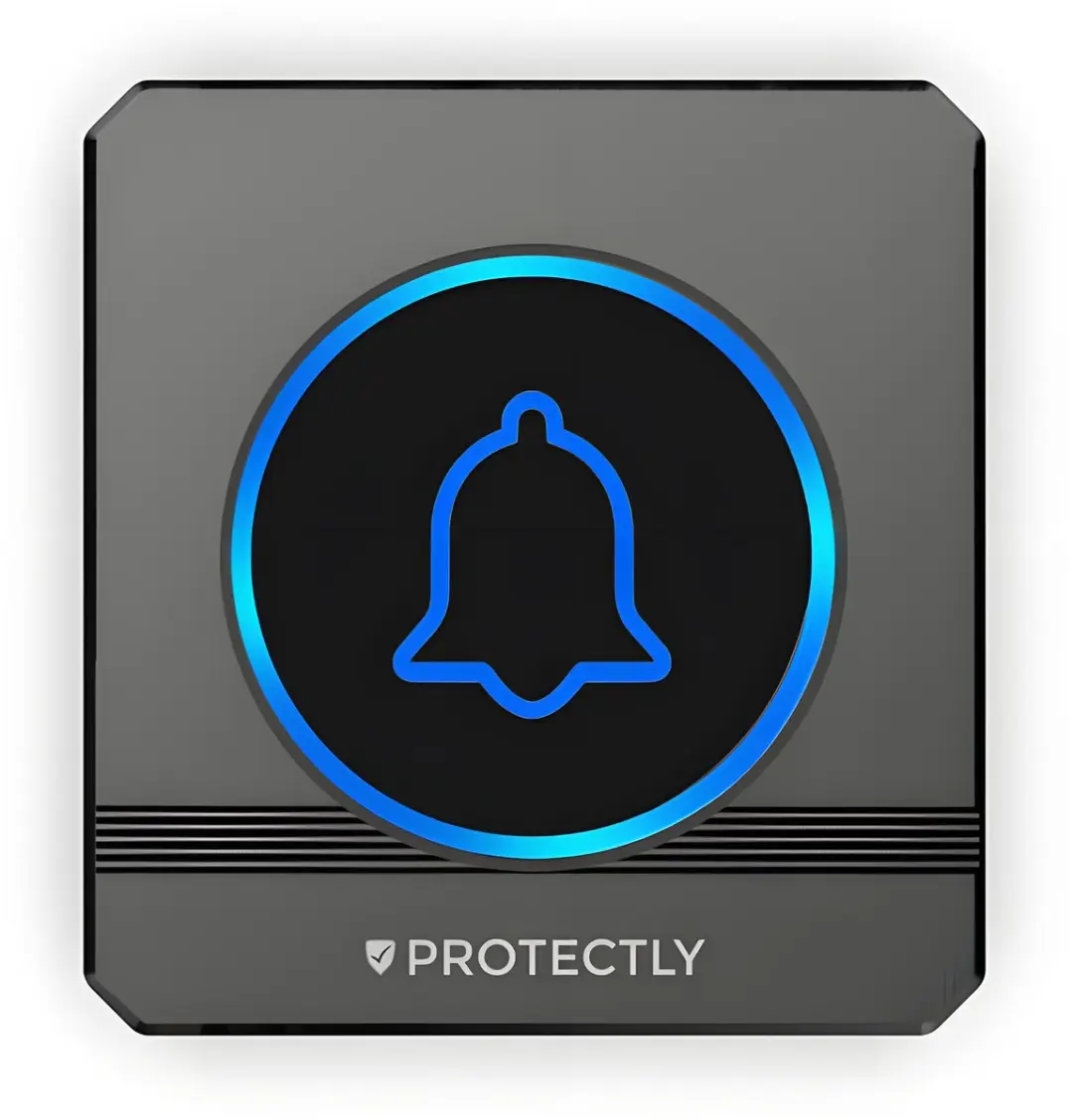Protectly SI155-2 Draadloze Deurbel Ontvanger - 60 Melodieën - Zwart