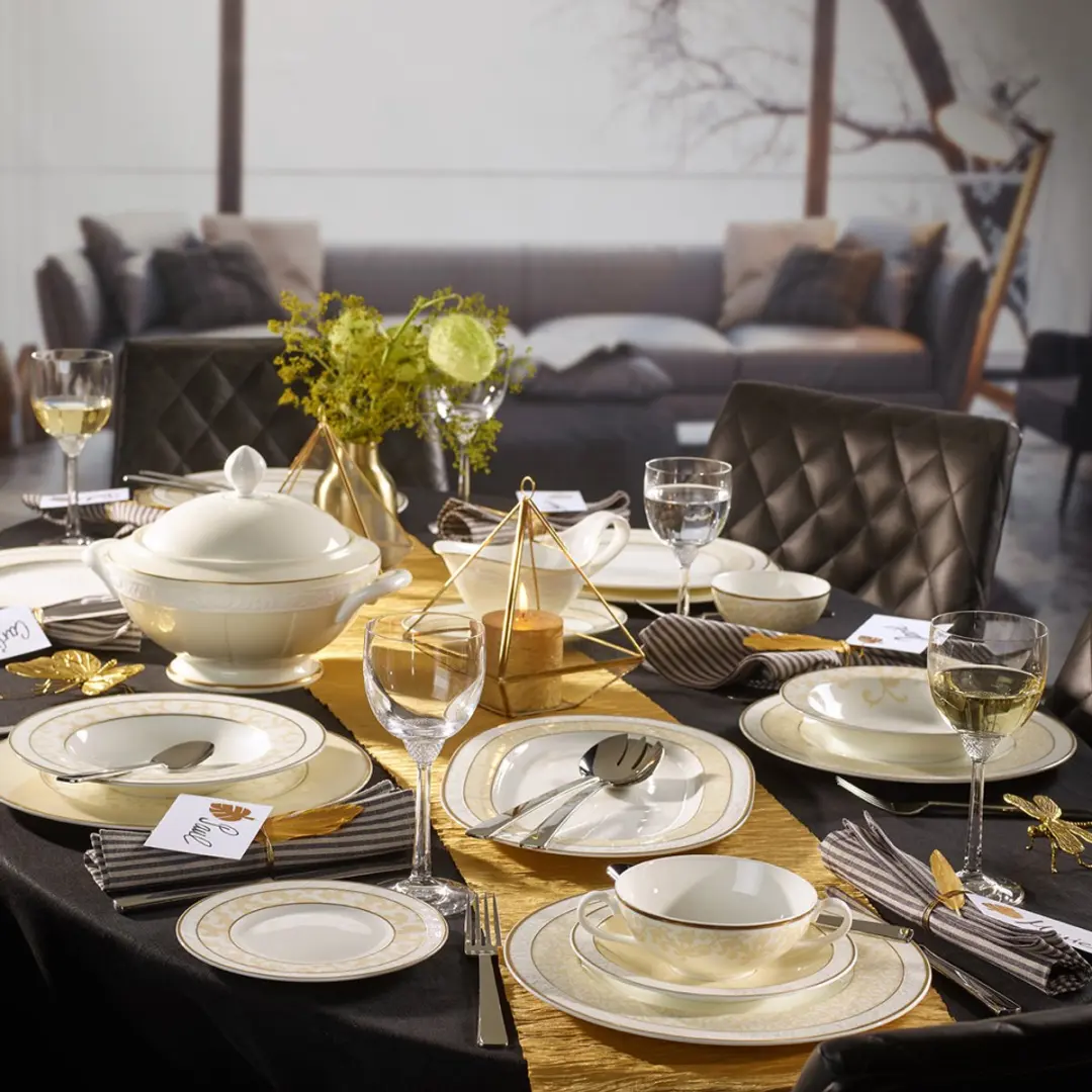 Villeroy & Boch Suppenteller Ivoire Ø24,8cm - Set van 6