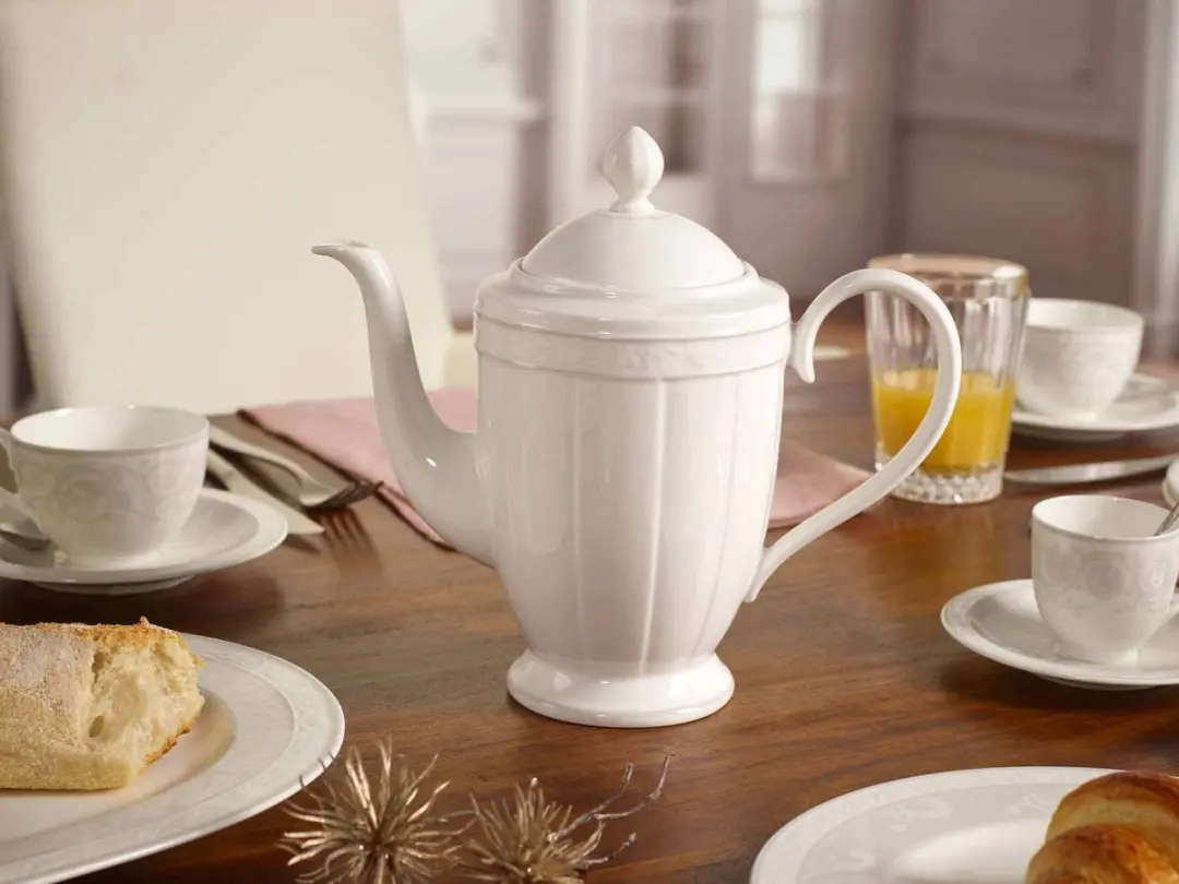 Villeroy & Boch Kaffeeuntertassen Gray Pearl - Ø16cm - 6 Stuks