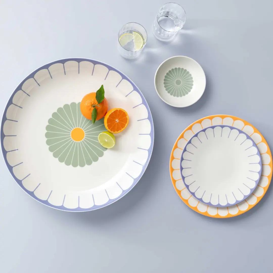 Villeroy & Boch Fleur Couleur Speiseteller - ø 26,6 cm - Geel - 6 Stuks
