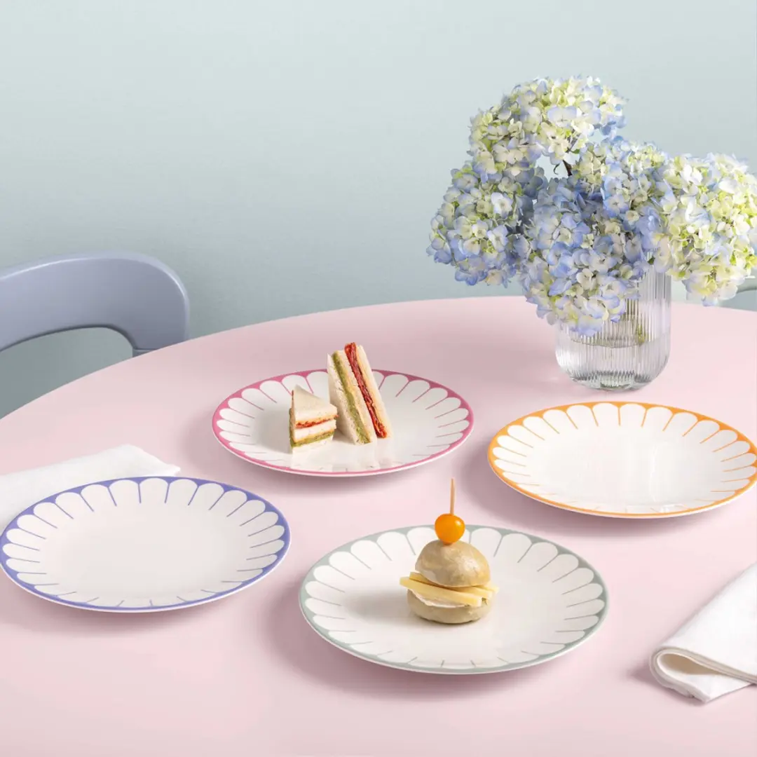 Villeroy & Boch Fleur Couleur Speiseteller - ø 26,6 cm - Geel - 6 Stuks