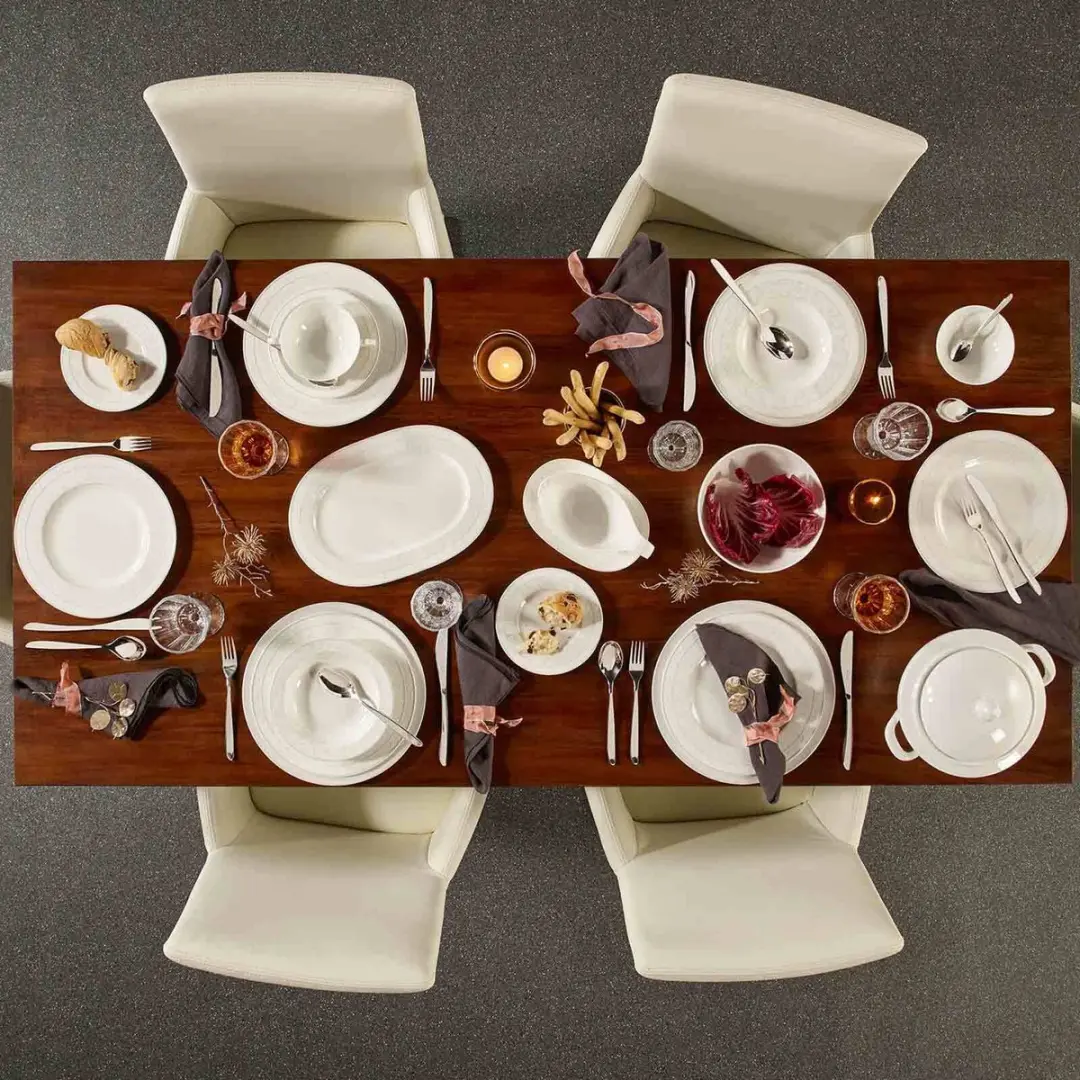 Villeroy & Boch Brotteller Gray Pearl Ø18cm - Set van 6