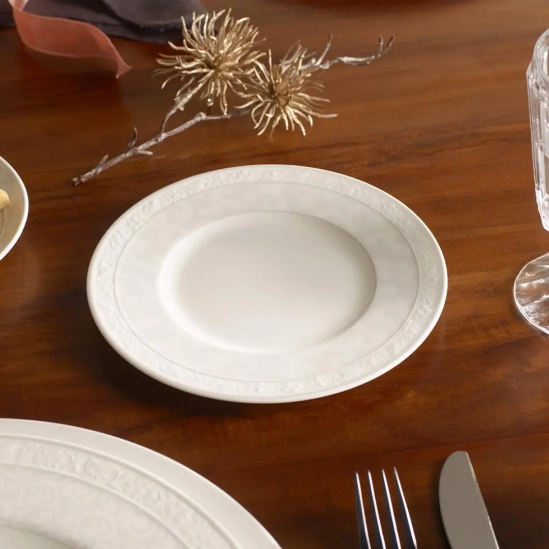 Villeroy & Boch Brotteller Gray Pearl Ø18cm - Set van 6