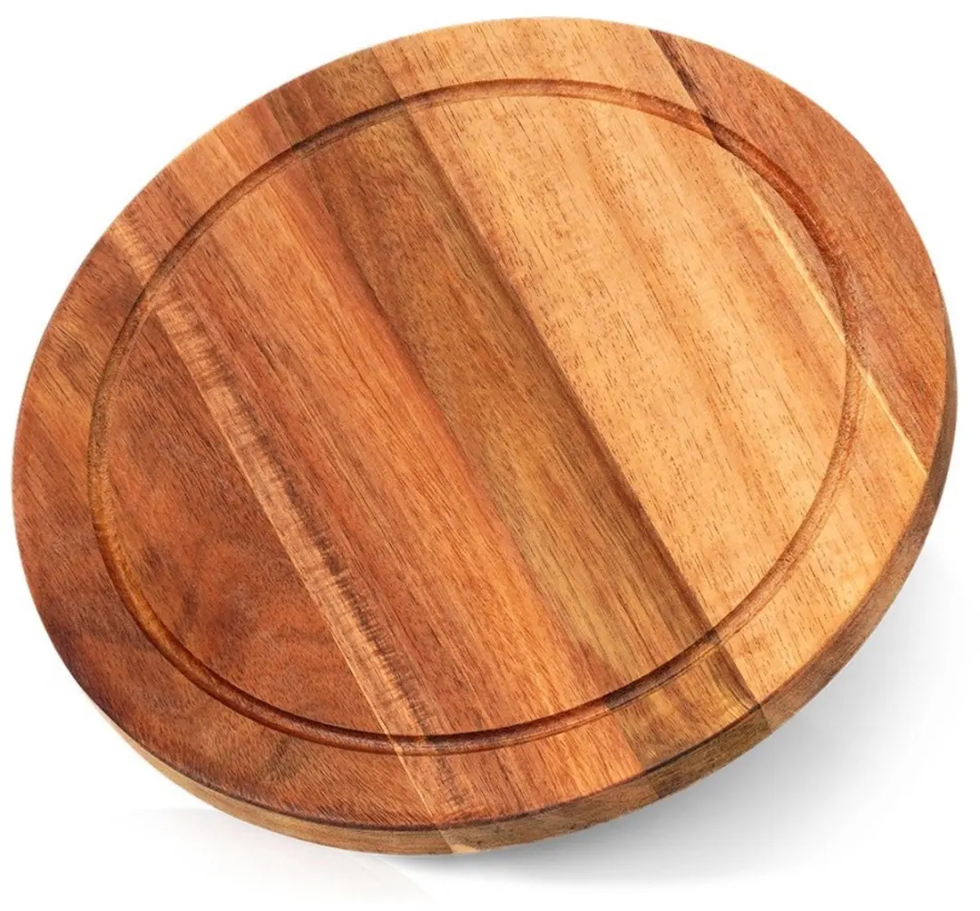 Excellent Houseware Acacia Snij- en Serveerplank 25cm