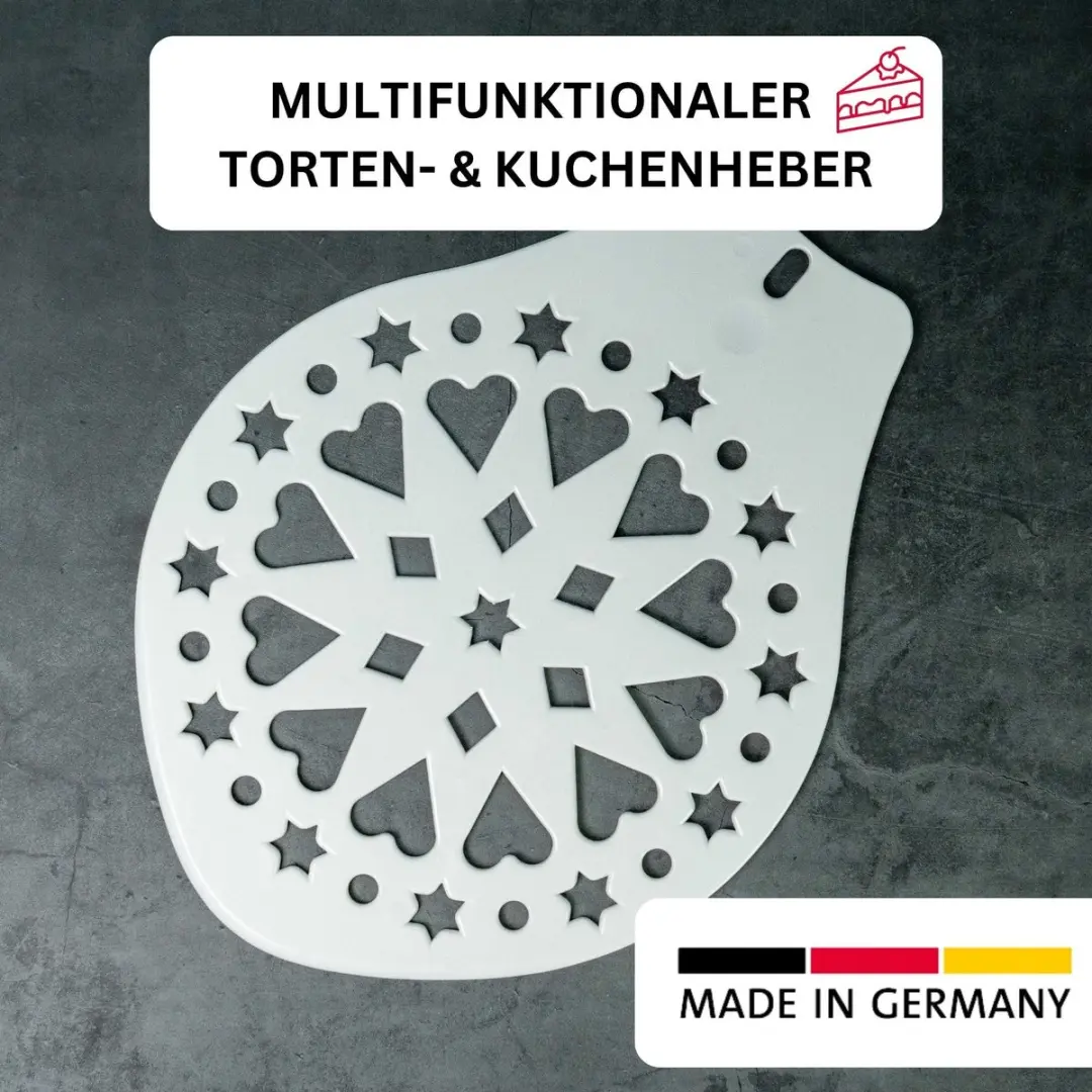 Westmark Taartschep Decoratiesjabloon 28,2cm - Wit Kunststof