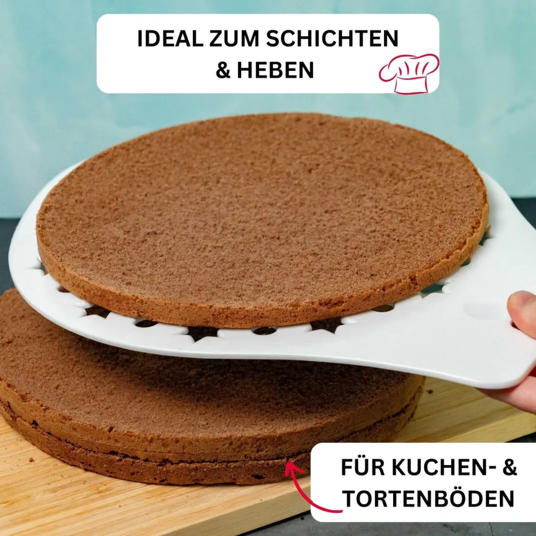 Westmark Taartschep Decoratiesjabloon 28,2cm - Wit Kunststof