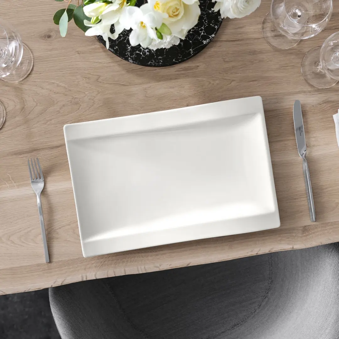 Villeroy & Boch NewWave Gourmetteller - 4 Stuks - Wit