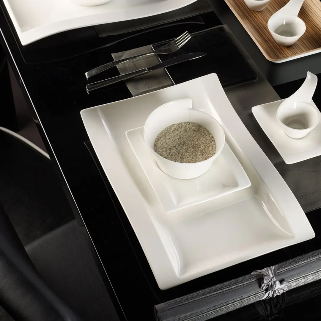 Villeroy & Boch NewWave Gourmetteller - 4 Stuks - Wit