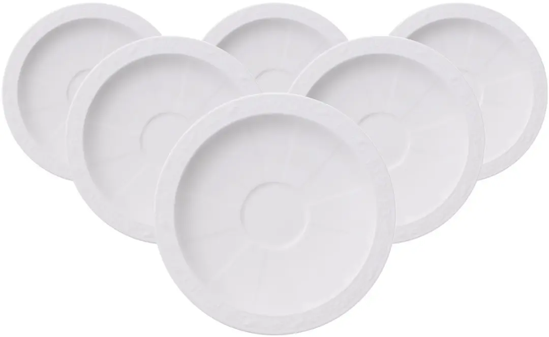 Villeroy & Boch White Pearl Espressountertassen