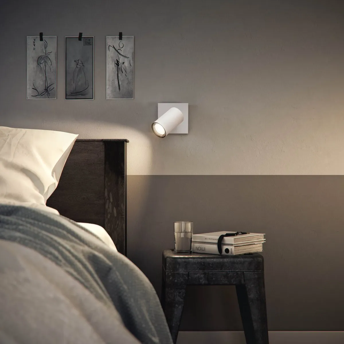 Philips Hue Kosipo Opbouwspot GU10 - Warmwit - Incl. Dimmer Switch