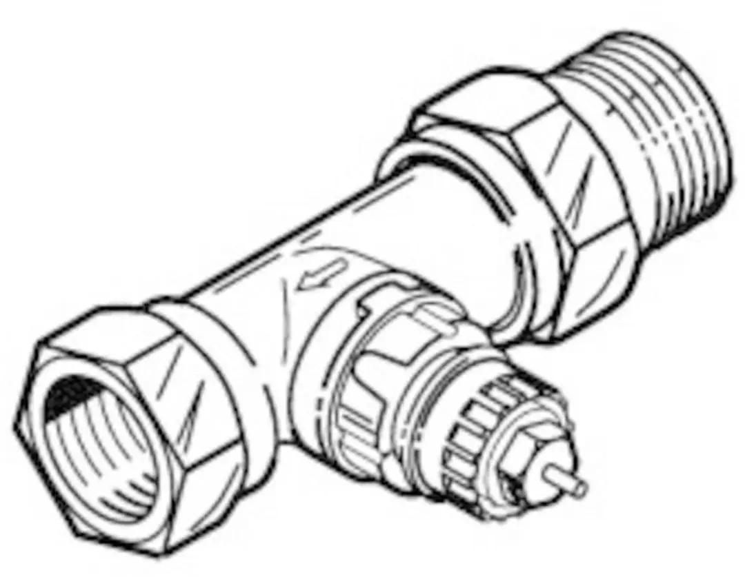 Danfoss Klepbehuizing RA-UR 10 R 3/8