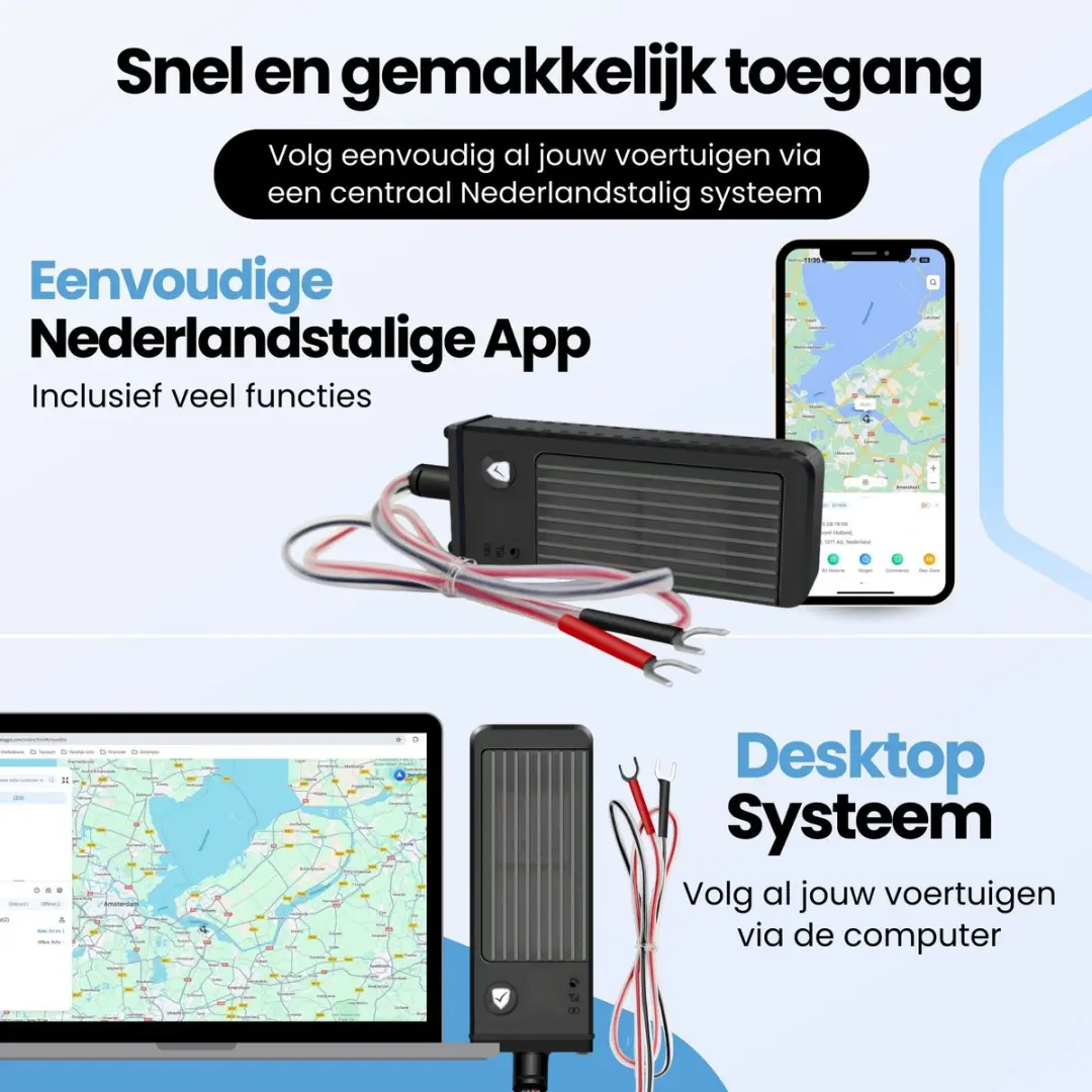 Protectly GPS Tracker Extreme PROTGPS3 12V-24V - Auto - 150 landen