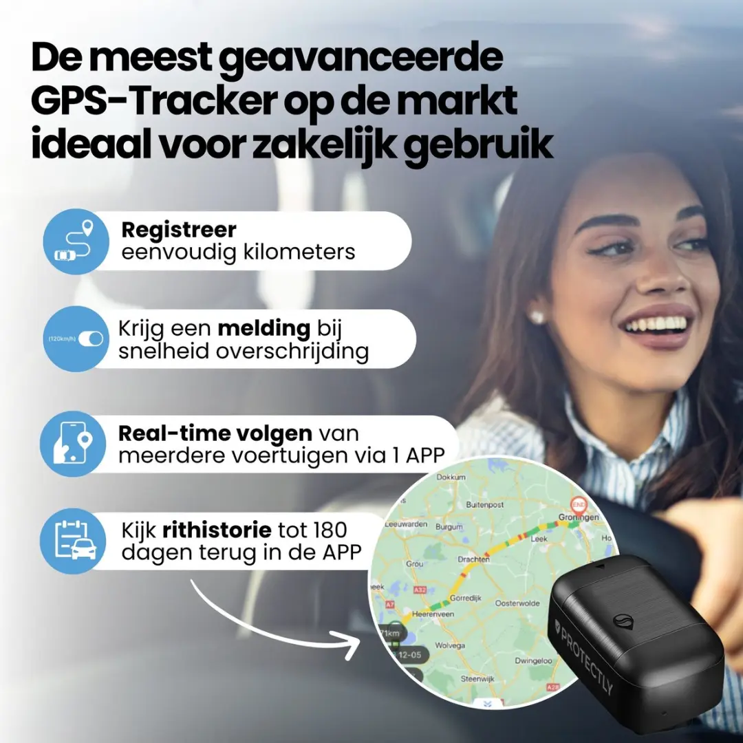 Protectly OBD GPS Tracker PROTGPS4 - Auto - 150 landen