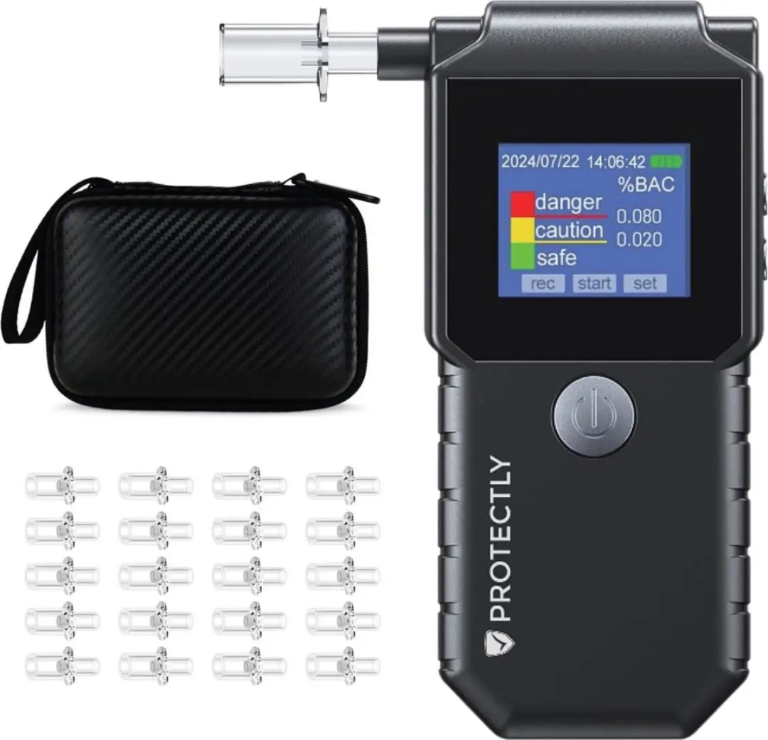 Protectly Digitale Alcoholtester Mondstukjes - 20 Stuks