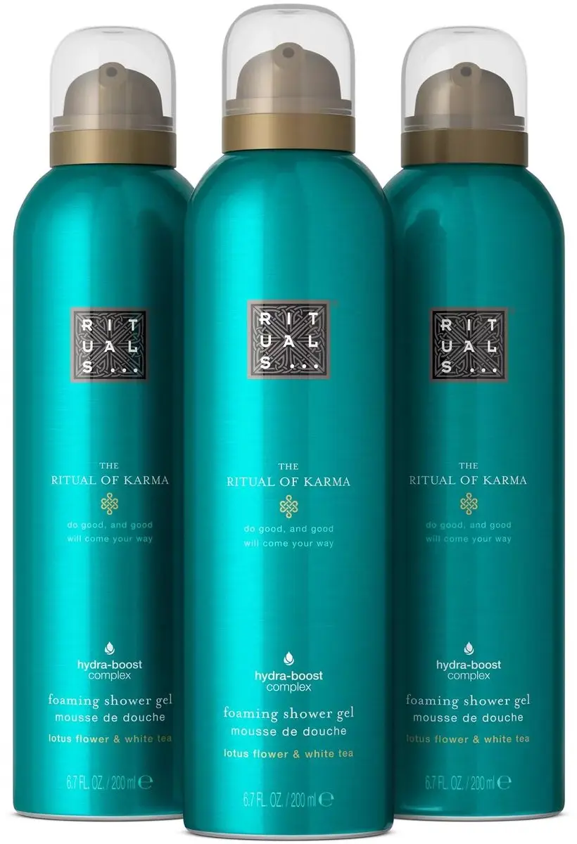 Rituals Ritual of Karma Doucheschuim 3x200ml