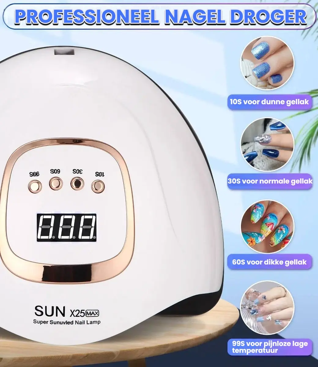 ECTEATOY YXP-91 UV Nagellamp - Wit