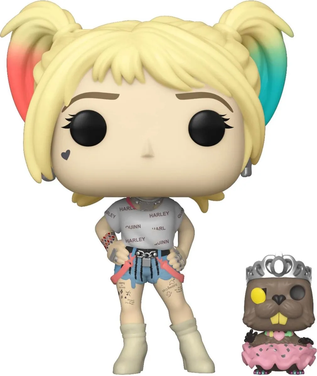 Funko Pop! Birds of Prey Harley Quinn met Beaver FUN44378 - Vinyl figuur