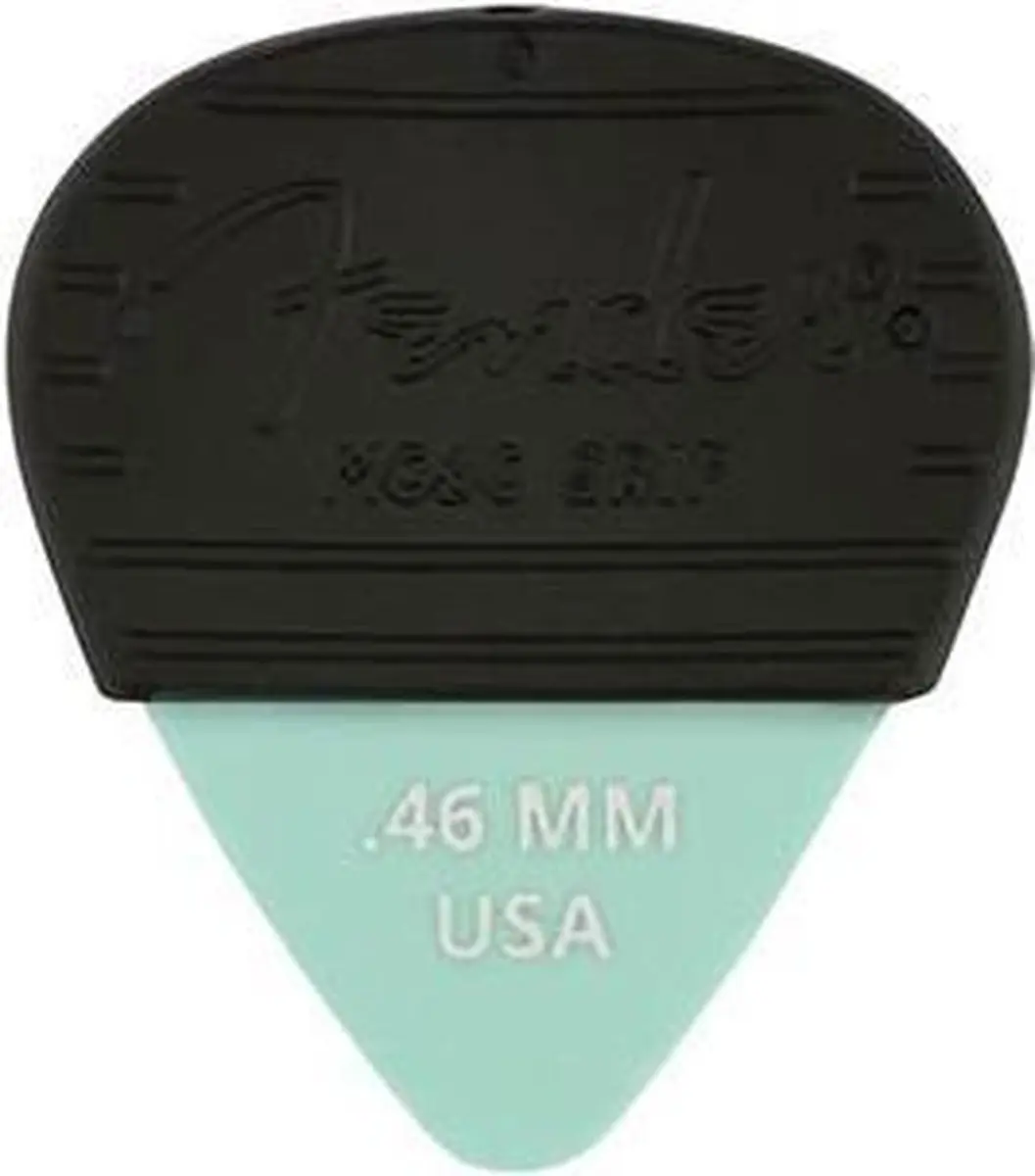 Fender Mojo Grip Plectrums 0.46mm - Donker Groen - 3 Stuks