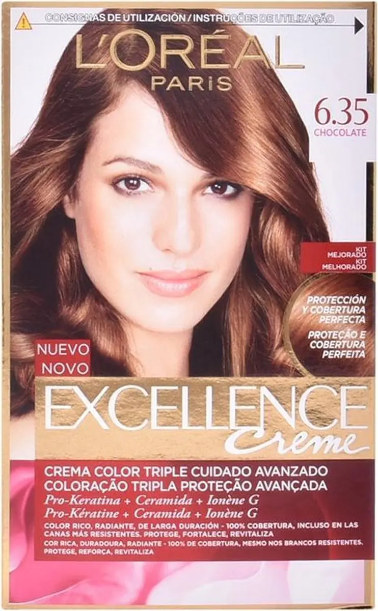 L'Oréal Paris Excellence Crème 6.35 Akazien Honing Haarverf 192ml