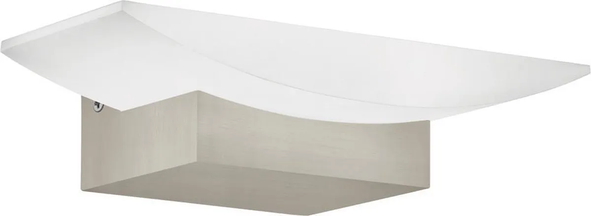 Eglo Metrass Wandlamp 1 Licht - Nikkel-Mat